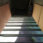 Shipping Container Flooring - Loose Floorboards Lifted